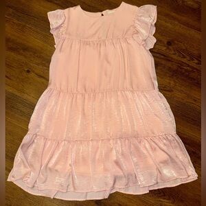 Altar’d State Mini Light Pink Babydoll Dress